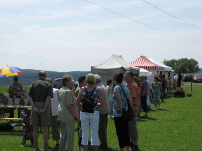 Großer Besucherandrang auf dem 1. Markt der Minerva 2009